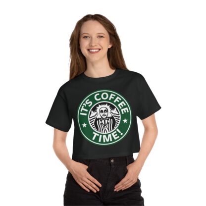 Coffee Time Champion Women's Heritage Cropped T-Shirt - Image 6