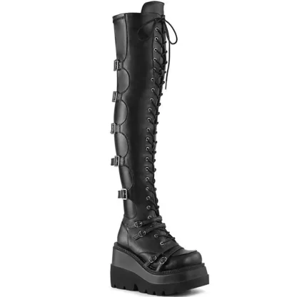 COZOK over-the-knee Goth Boots (Unboxed) - Image 7