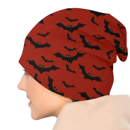 Bats Unisex Bonnet Winter Warm Outdoor Hats Double Layer Thin Hat Breathable Caps - Image 5