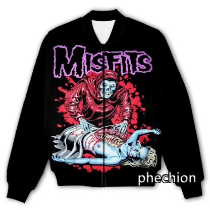 Misfits Print Novelty Streetwear Jacket - Image 3