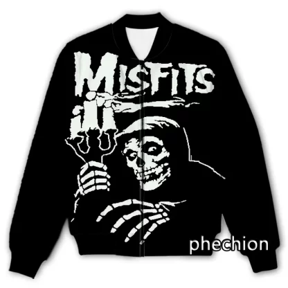 Misfits Print Novelty Streetwear Jacket - Image 4