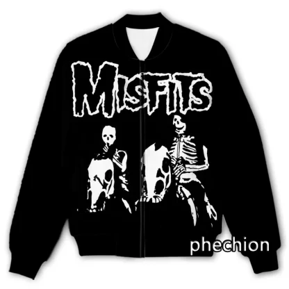 Misfits Print Novelty Streetwear Jacket - Image 14