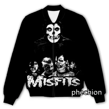 Misfits Print Novelty Streetwear Jacket - Image 6