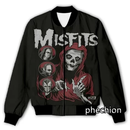 Misfits Print Novelty Streetwear Jacket - Image 2