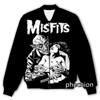 Misfits Print Novelty Streetwear Jacket - Image 5