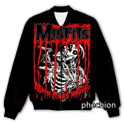 Misfits Print Novelty Streetwear Jacket - Image 9