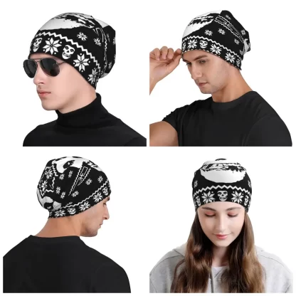 Custom Punk Rock Band Misfits Skullies Beanies Caps Unisex Winter Warm Knit Hat Men Women Street Bonnet Hats Outdoor Ski Cap - Image 6