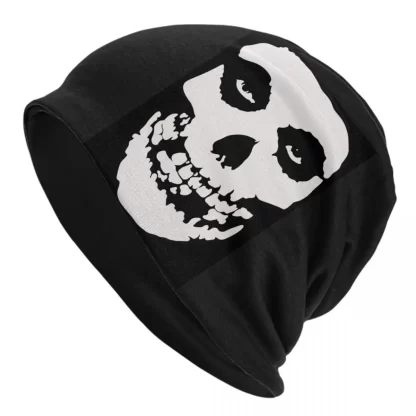 Custom Punk Rock Band Misfits Skullies Beanies Caps Unisex Winter Warm Knit Hat Men Women Street Bonnet Hats Outdoor Ski Cap - Image 10