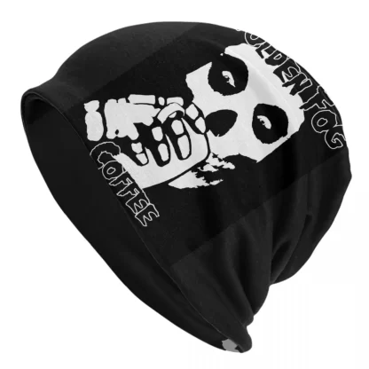 Custom Punk Rock Band Misfits Skullies Beanies Caps Unisex Winter Warm Knit Hat Men Women Street Bonnet Hats Outdoor Ski Cap - Image 13