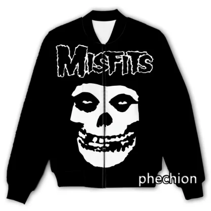 Misfits Print Novelty Streetwear Jacket - Image 11