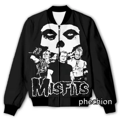 Misfits Print Novelty Streetwear Jacket - Image 7