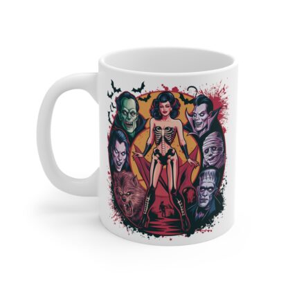 Vintage Monster Art Mug 11oz - Image 3