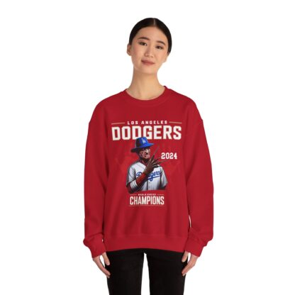 Freddy Kruger Graphic L.A. Dodgers Unisex Heavy Blend™ Crewneck Sweatshirt - Image 16