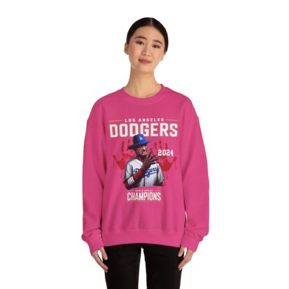 Freddy Kruger Graphic L.A. Dodgers Unisex Heavy Blend™ Crewneck Sweatshirt - Image 12