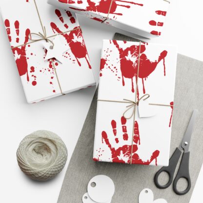 Bloody Handprint Gift Wrap Papers - Image 2