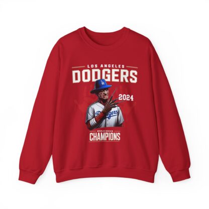 Freddy Kruger Graphic L.A. Dodgers Unisex Heavy Blend™ Crewneck Sweatshirt - Image 13