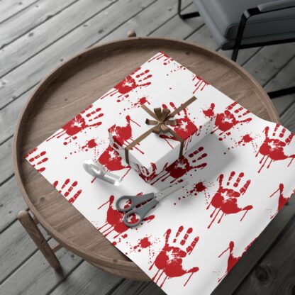 Bloody Handprint Gift Wrap Papers - Image 3