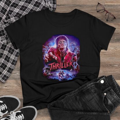 Thriller Movie Poster Graphic  T-shirt - Image 8