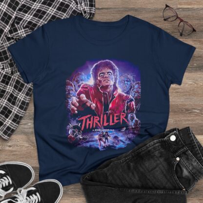 Thriller Movie Poster Graphic  T-shirt - Image 4