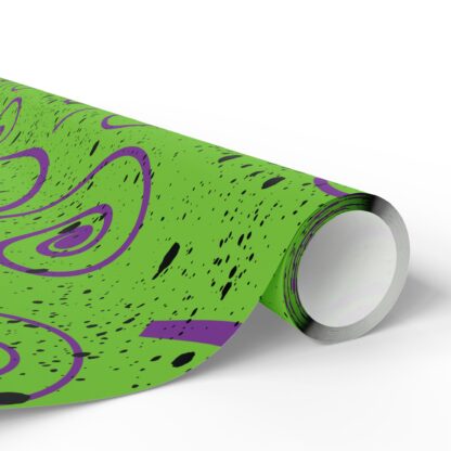 Holiday Goth Green Wrapping Papers - Image 4