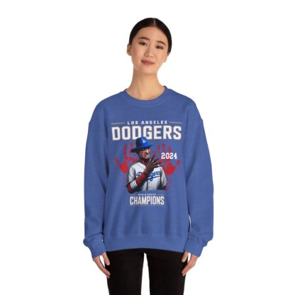 Freddy Kruger Graphic L.A. Dodgers Unisex Heavy Blend™ Crewneck Sweatshirt - Image 20