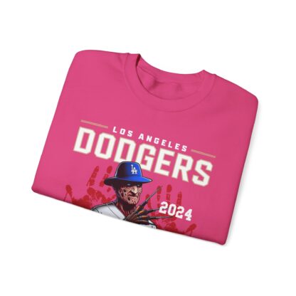 Freddy Kruger Graphic L.A. Dodgers Unisex Heavy Blend™ Crewneck Sweatshirt - Image 11