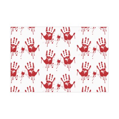 Bloody Handprint Gift Wrap Papers - Image 5