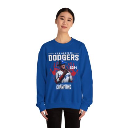 Freddy Kruger Graphic L.A. Dodgers Unisex Heavy Blend™ Crewneck Sweatshirt - Image 4