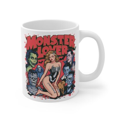 Monster Lover Vintage Graphic Mug 11oz