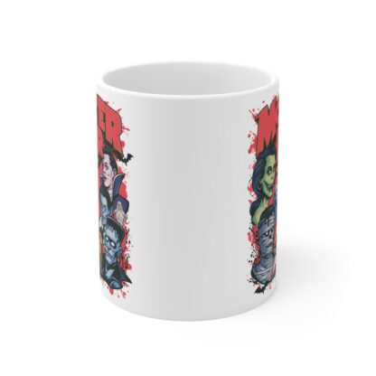 Monster Lover Vintage Graphic Mug 11oz - Image 2