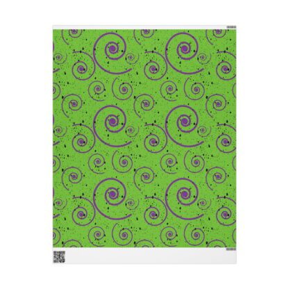 Holiday Goth Green Wrapping Papers - Image 9