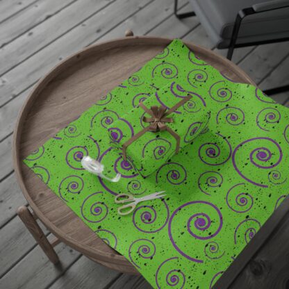 Holiday Goth Green Wrapping Papers - Image 12