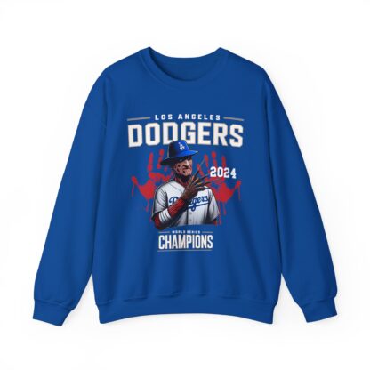 Freddy Kruger Graphic L.A. Dodgers Unisex Heavy Blend™ Crewneck Sweatshirt